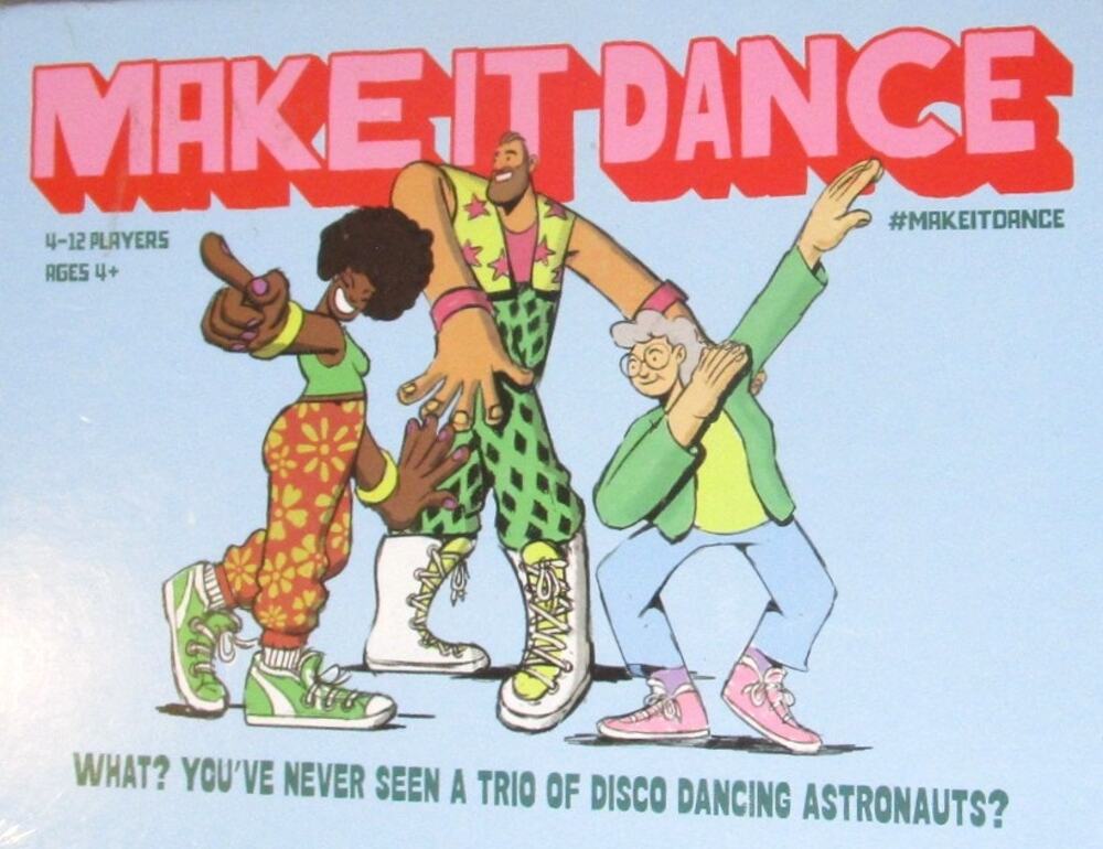 Make It Dance Game Improvised Dance Party Challenge 4-12 Players Ages 4+